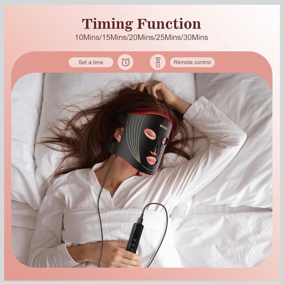 Inteo Red Light LED Therapy Facial Mask for Skin Rejuvenation - Picture 6 of 15